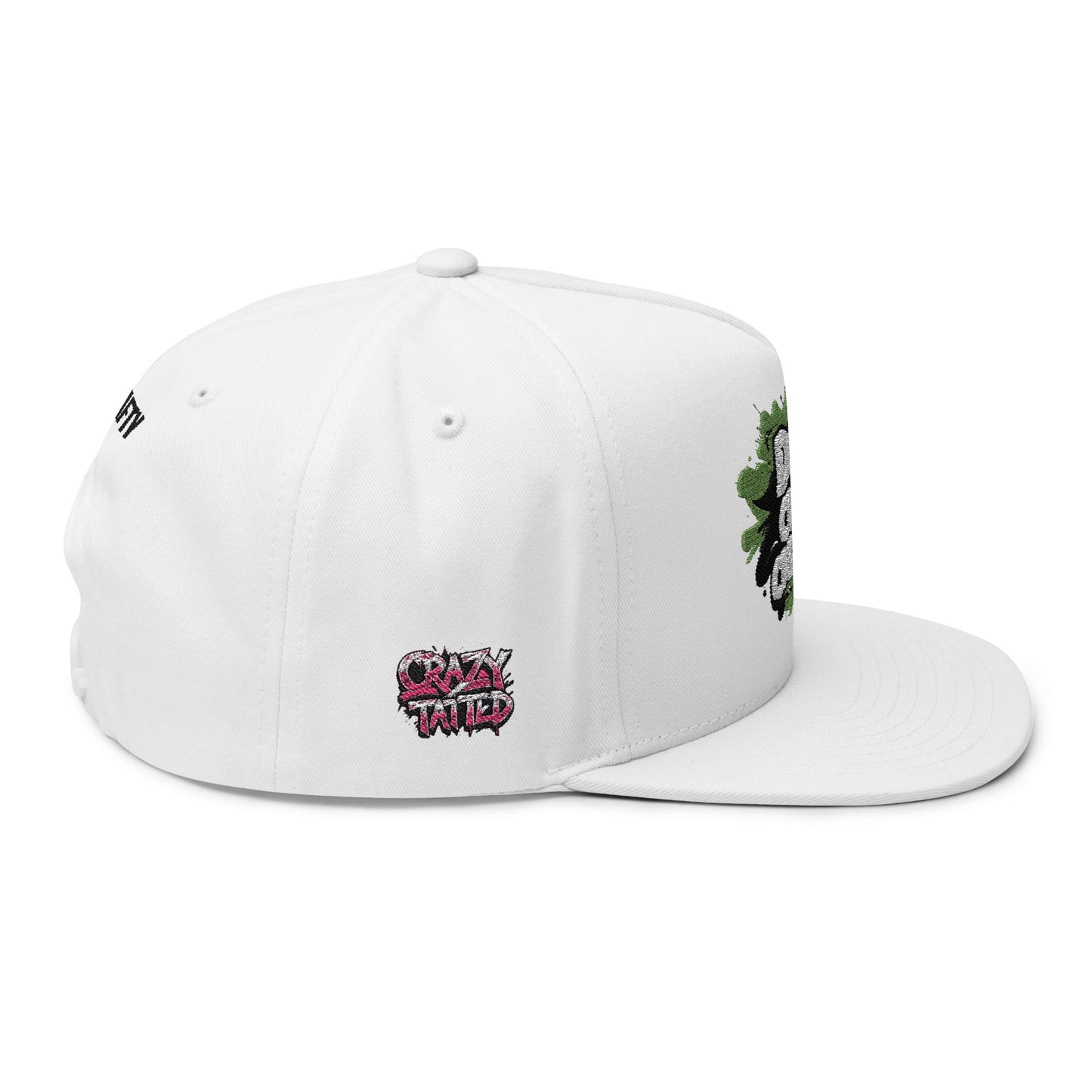 Embroidered Flat Bill Cap - Stylish Headwear for Creative Souls, Perfect for Streetwear, Summer Festivals, Casual Outings, Gifts