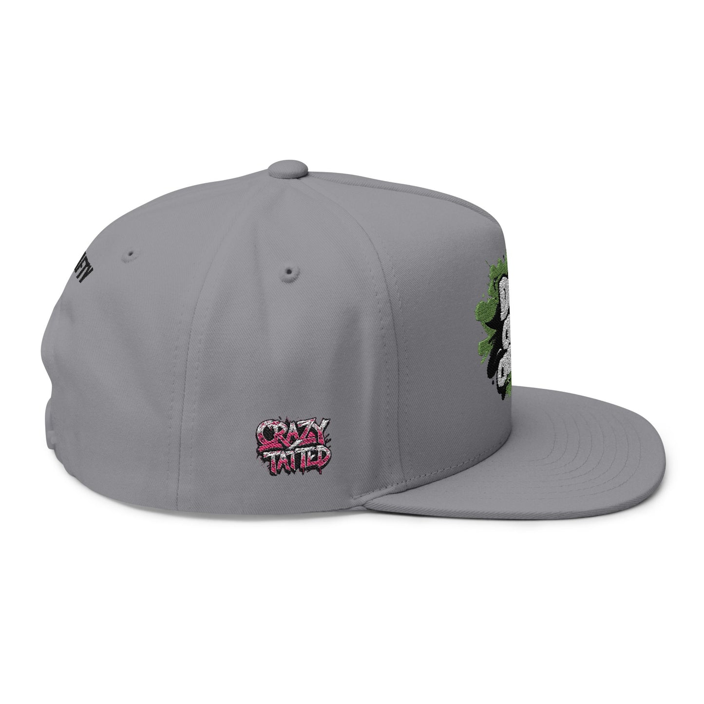 Embroidered Flat Bill Cap - Stylish Headwear for Creative Souls, Perfect for Streetwear, Summer Festivals, Casual Outings, Gifts