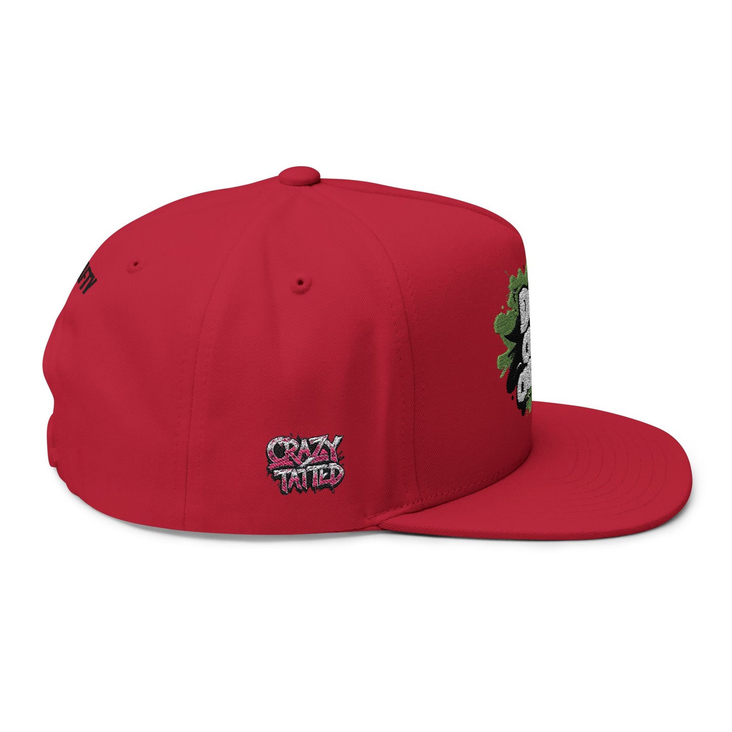 Embroidered Flat Bill Cap - Stylish Headwear for Creative Souls, Perfect for Streetwear, Summer Festivals, Casual Outings, Gifts