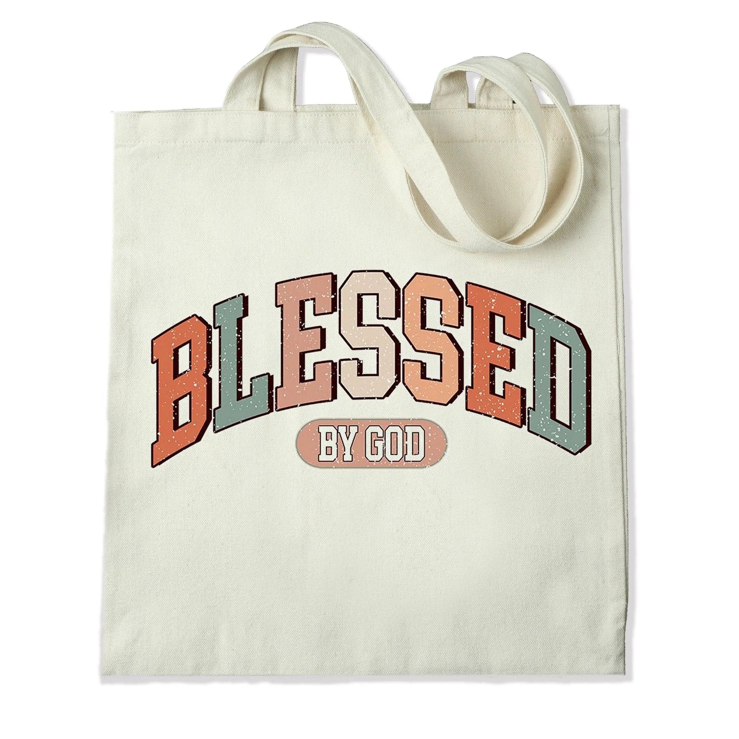 Master Maker Crafts - DTF Heat Transfer Only - Blessed By God 10" (Shirt/Tote NOT Included)