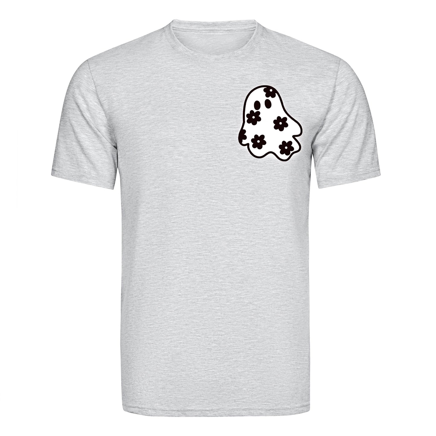 Master Maker Crafts - DTF Heat Transfer Only - Ghost & Daisies 4" (Shirt NOT Included)