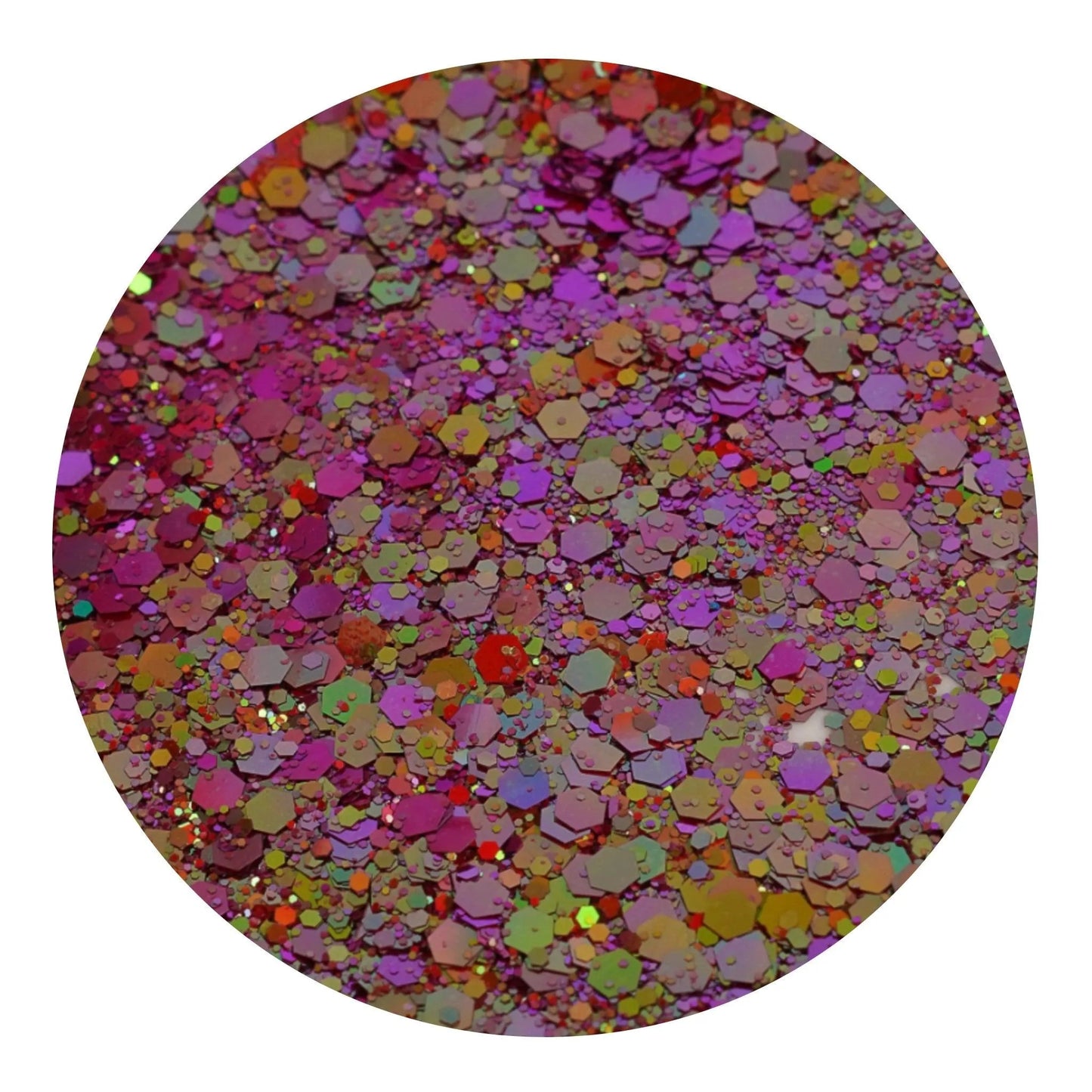 Master Maker Crafts - Chunky Glitter Chameleon - Rose Luster Dust (2 oz Bag)