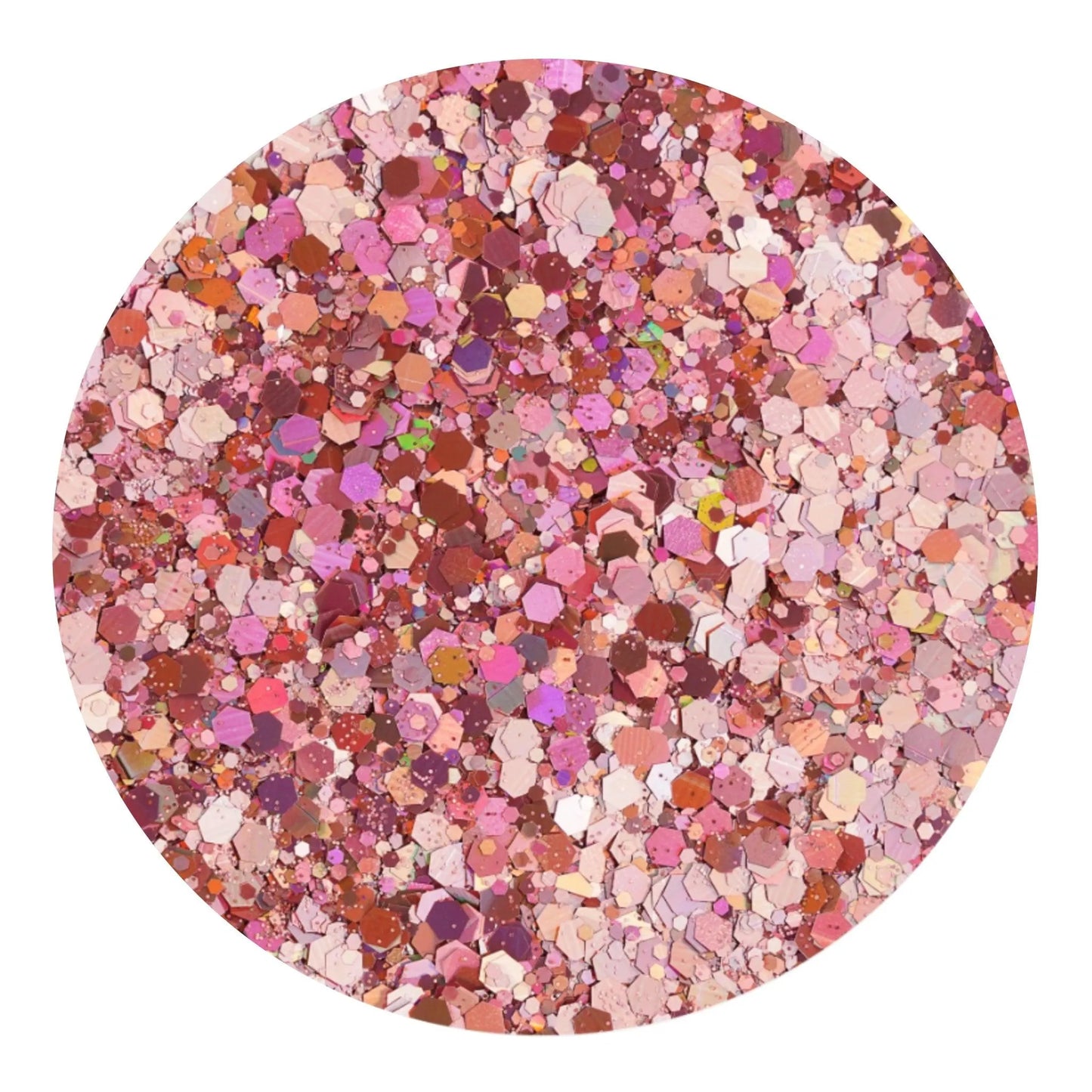 Master Maker Crafts - Chunky Glitter Holographic - Baby Doll (2 oz Bag)