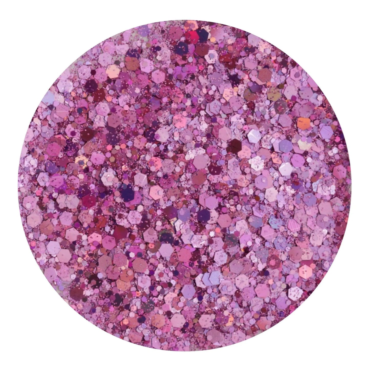 Master Maker Crafts - Chunky Glitter Holographic - Pink Palace (2 oz Bag)