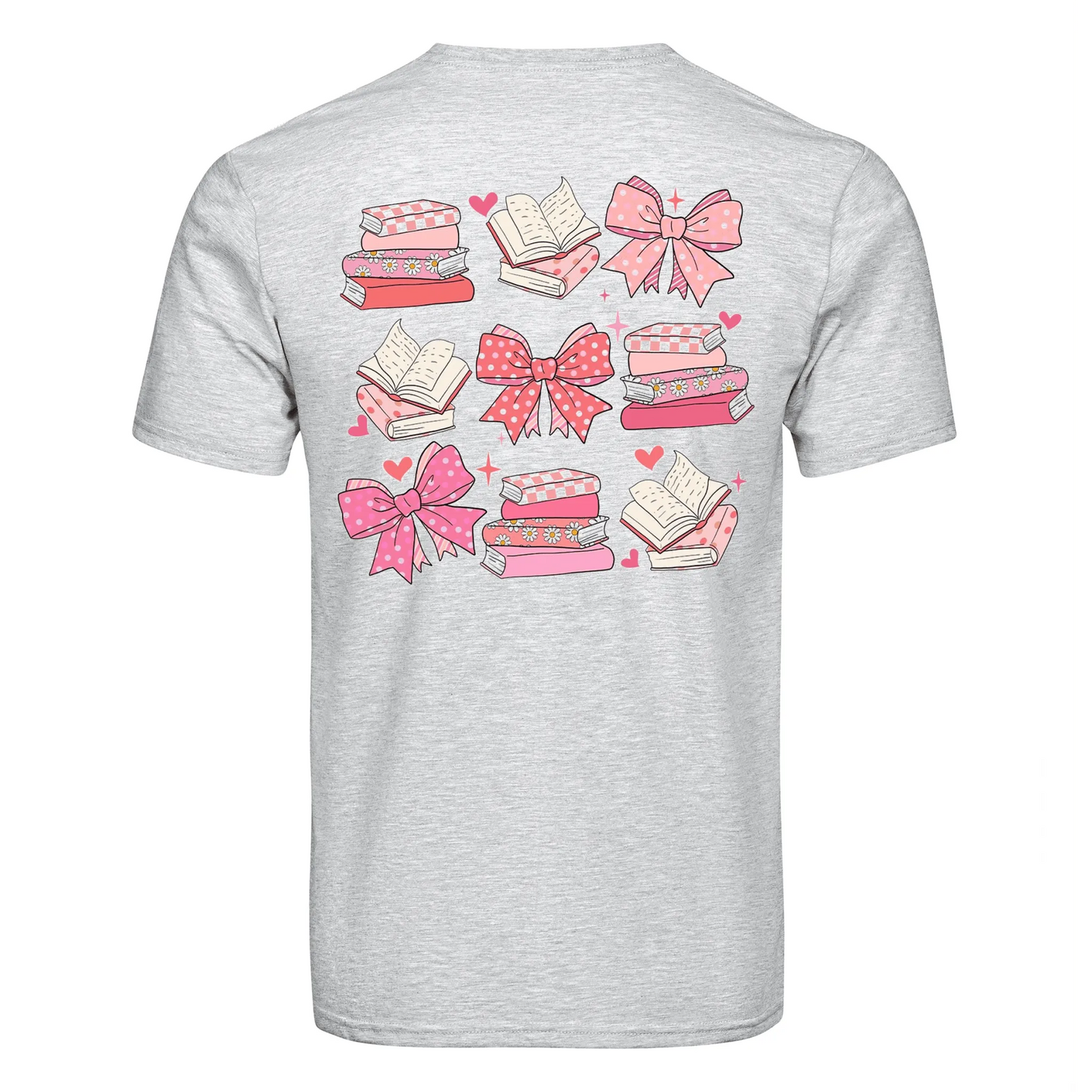 Master Maker Crafts - DTF Heat Transfer Only - Bows & Books 10" (Shirt/Tote NOT Included)