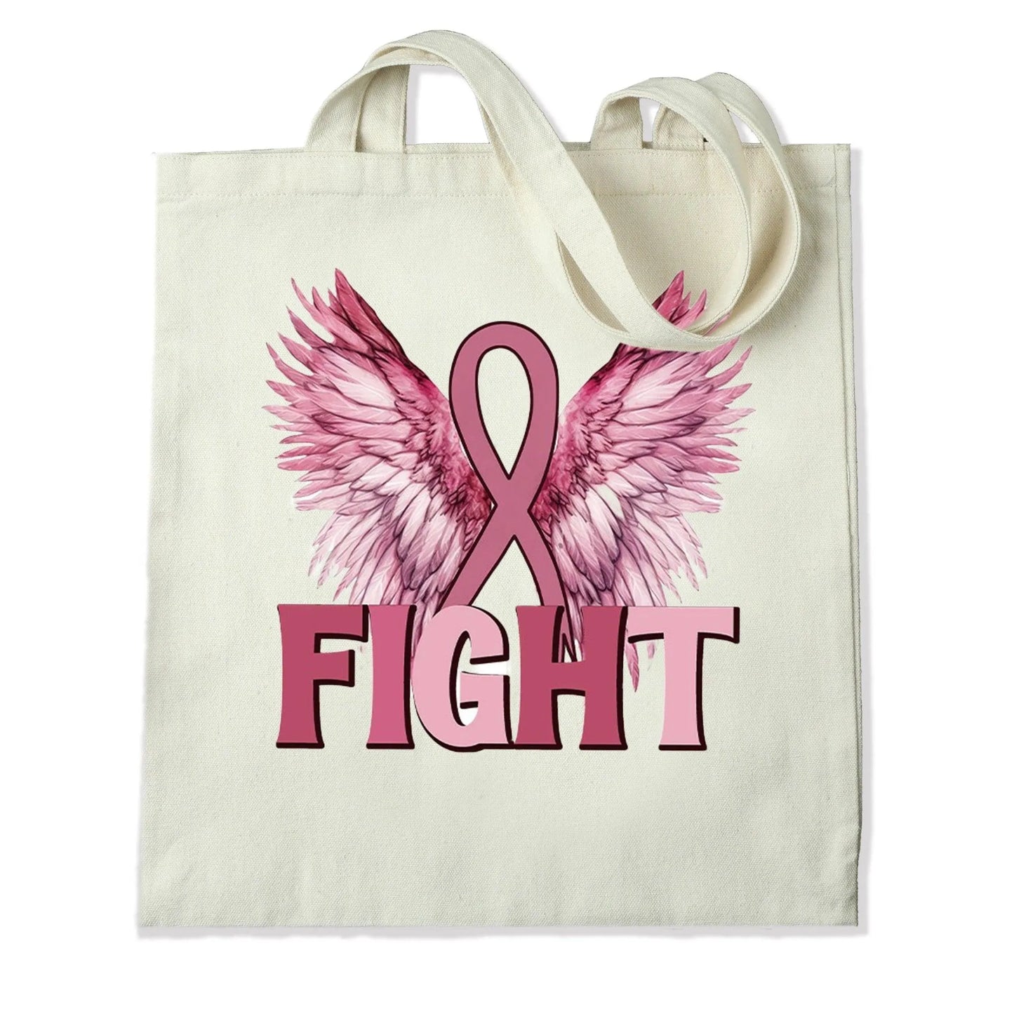 Master Maker Crafts - DTF Heat Transfer Only - Breast Cancer Fight 10" (Shirt/Tote NOT Included)