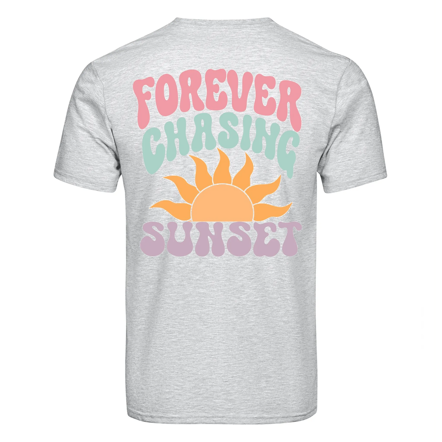 Master Maker Crafts - DTF Heat Transfer Only - Forever Chasing Sunset 10" (Shirt/Tote NOT Included)