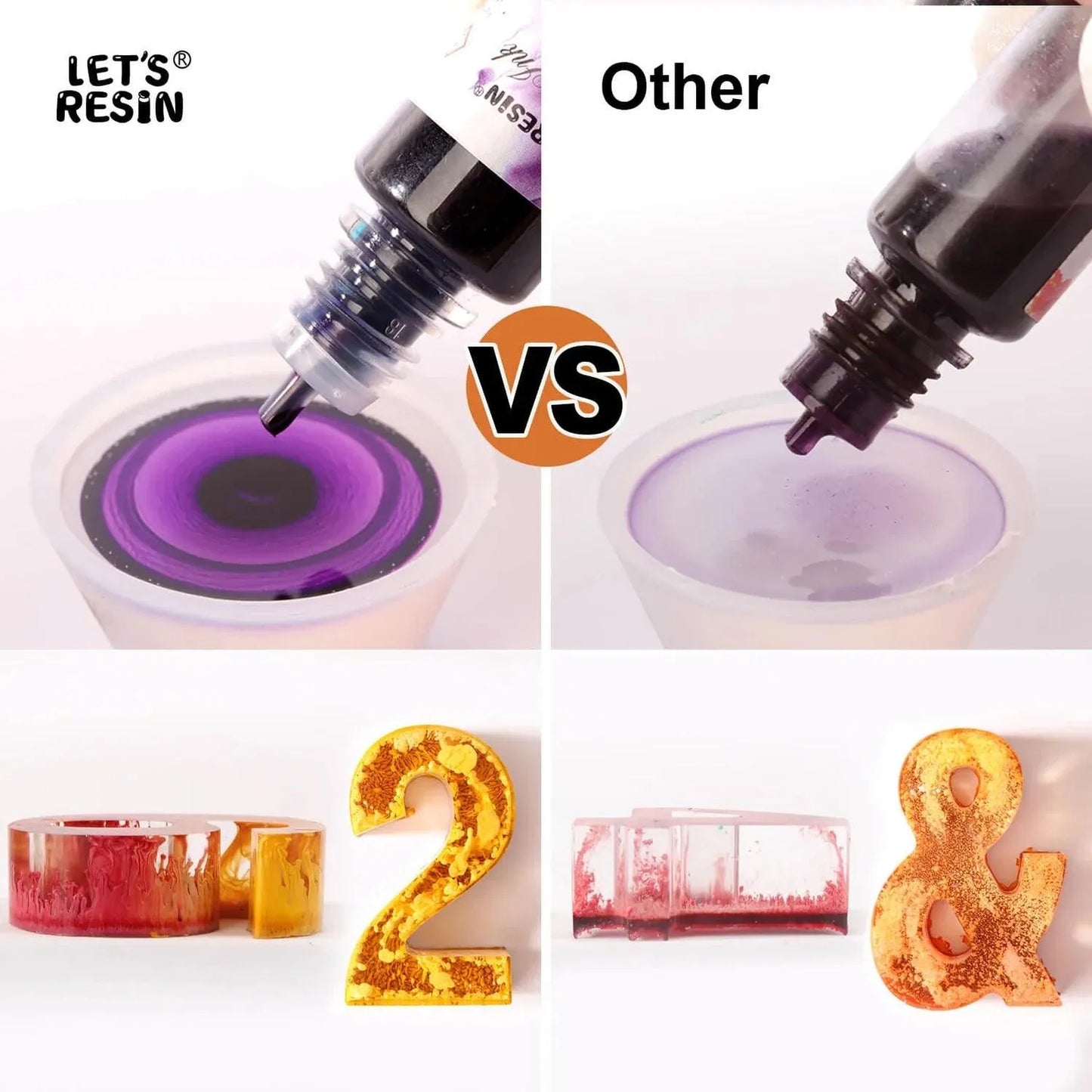Let's Resin Alcohol Ink - 18 Bottle Set