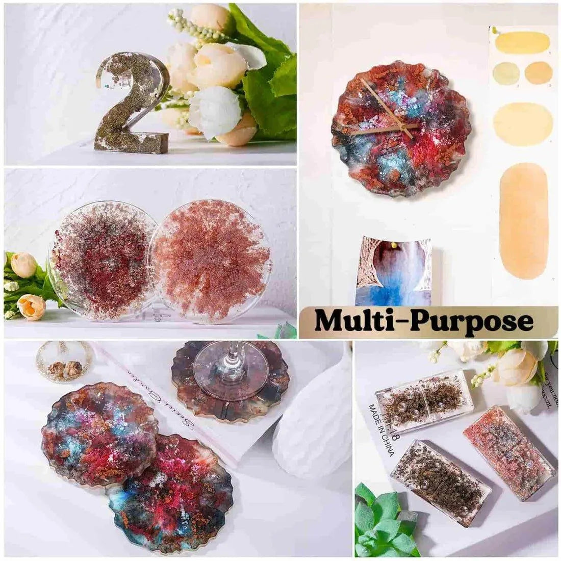 Let's Resin Metallic Alcohol Ink - 24 Bottle Set