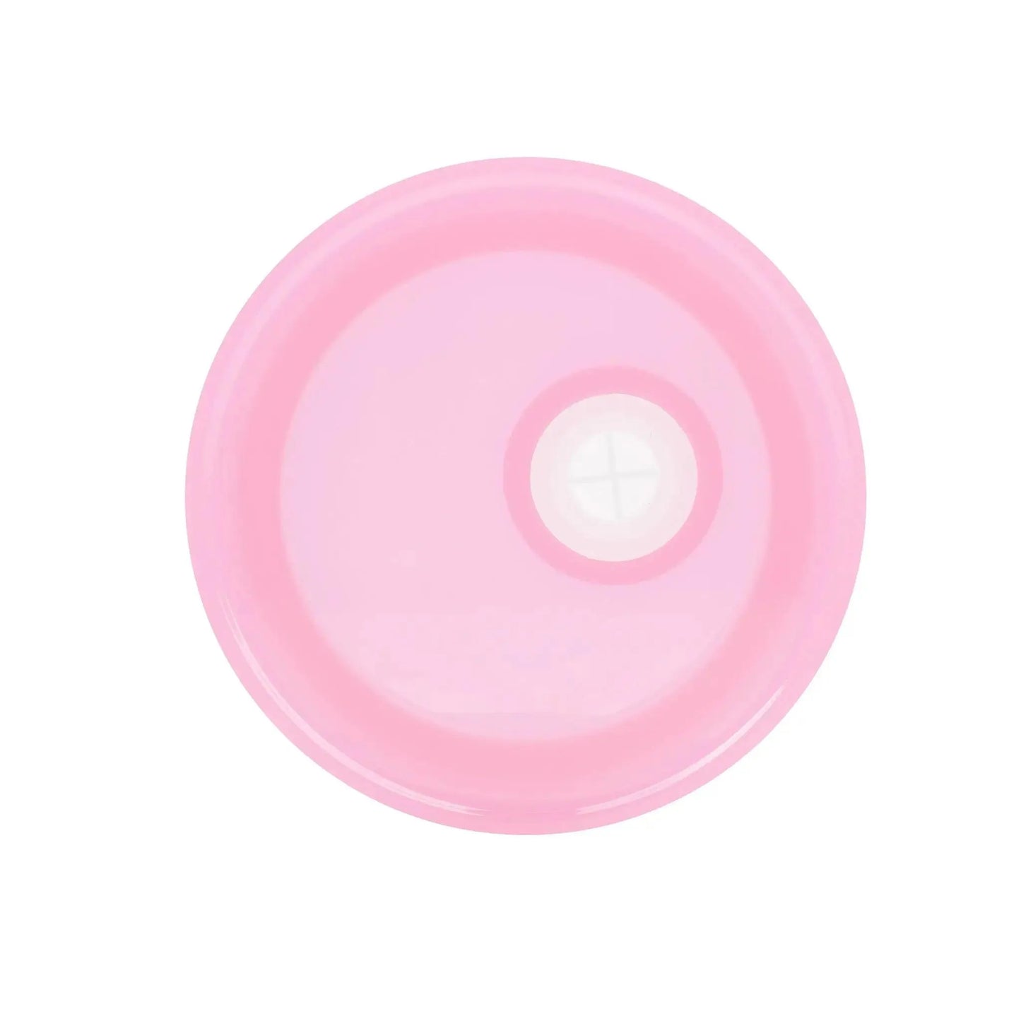 Master Maker Crafts - 16 oz Plastic Can Transparent - Light Pink