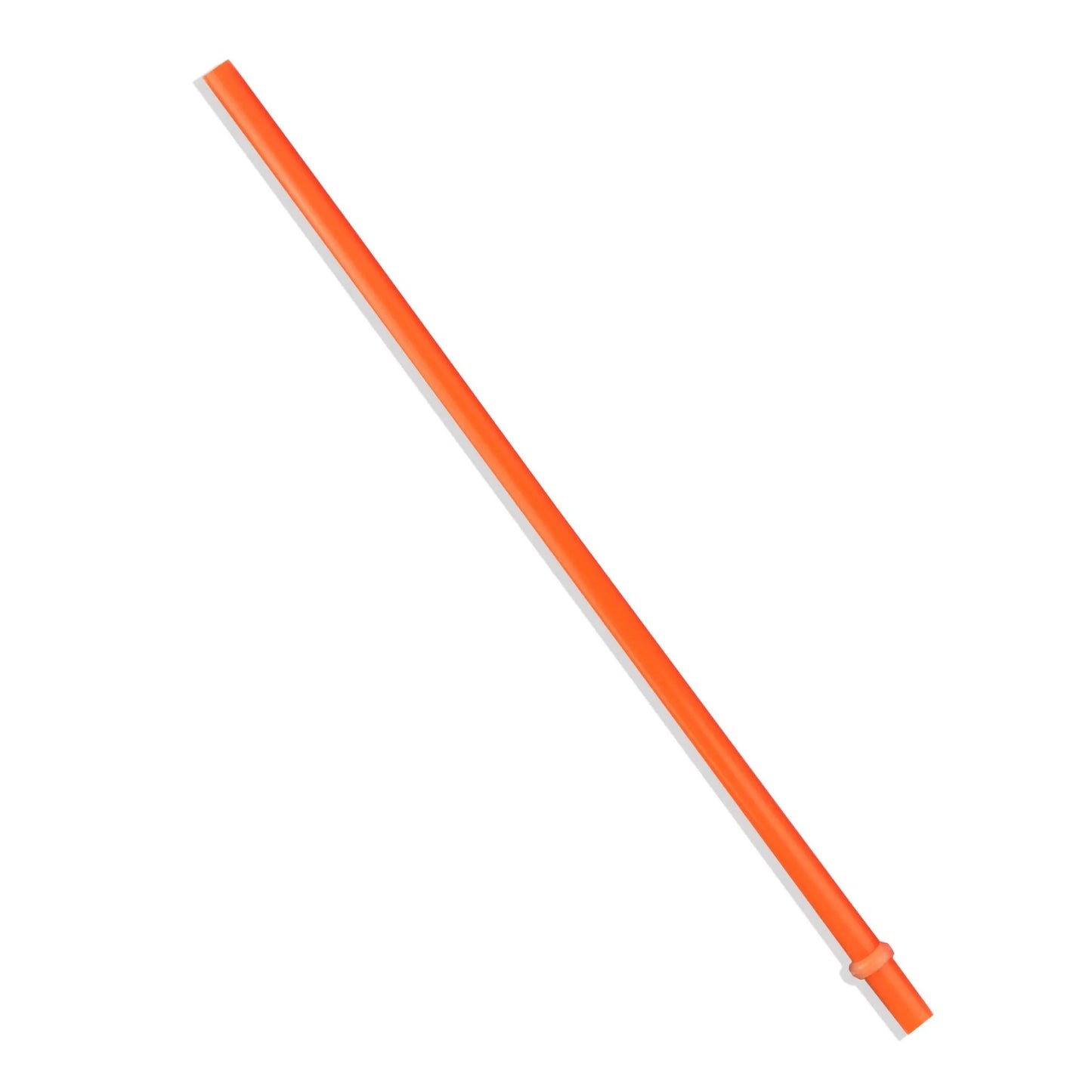 Plastic Straw Reusable Opaque - Orange 7.25"