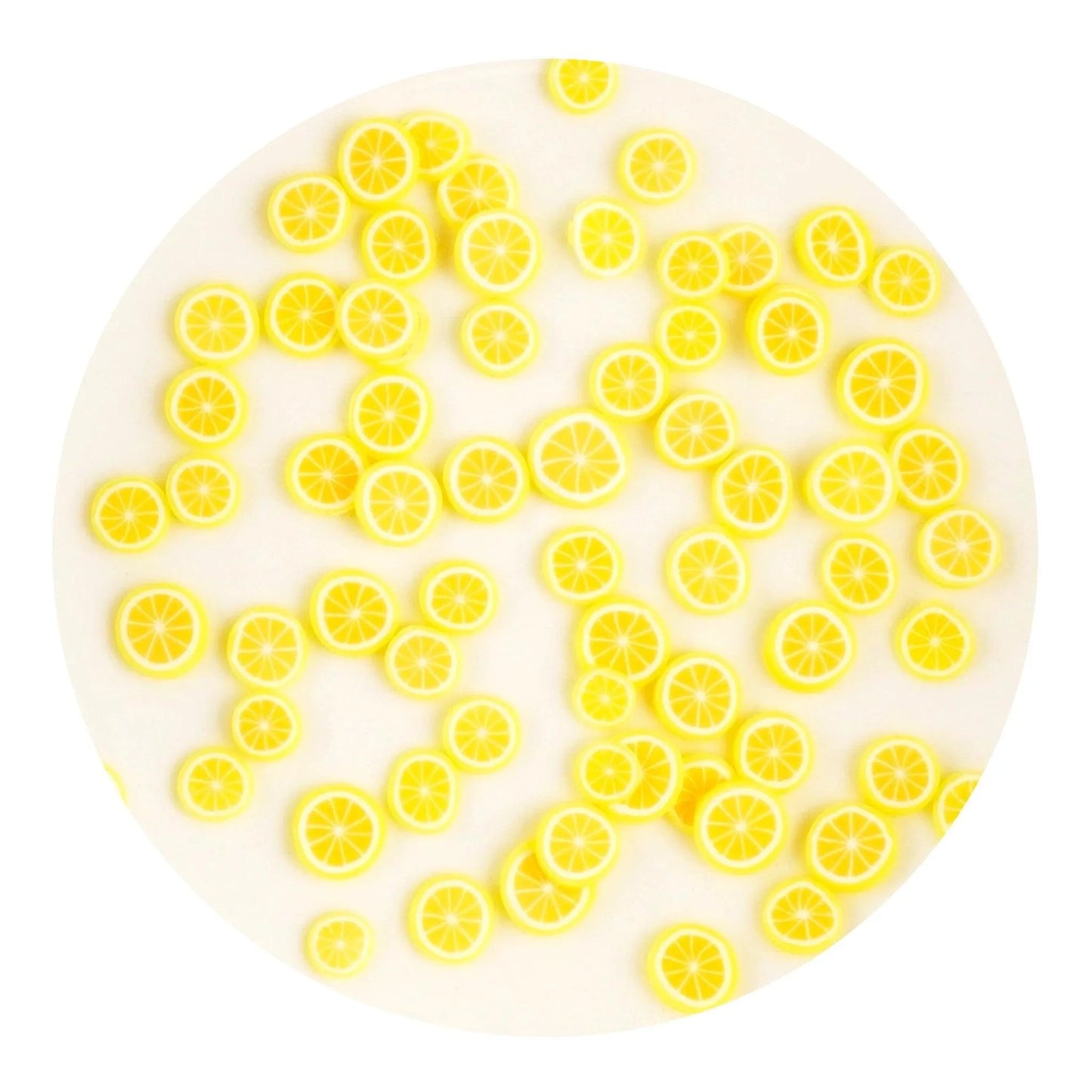 Poly Clay Slices - Lemon Slices (2 oz Bag)