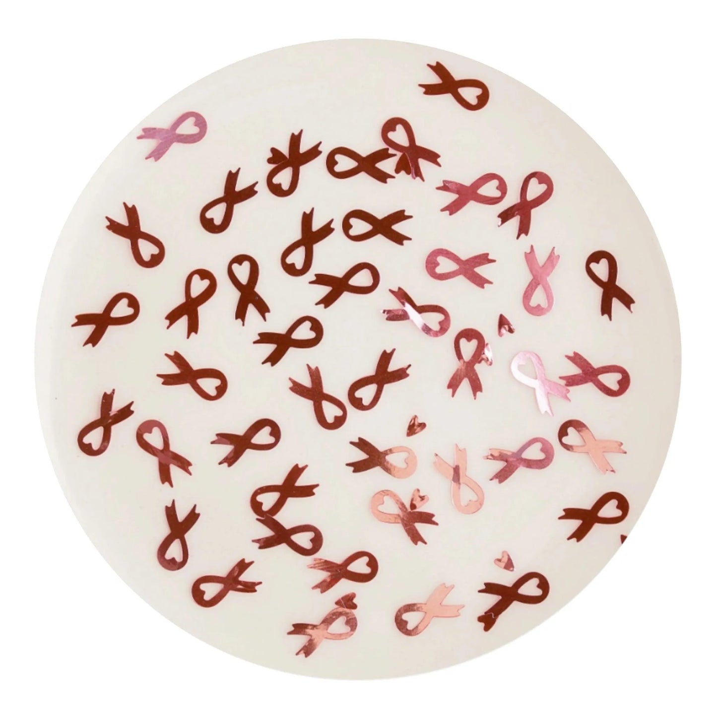 Master Maker Crafts - Shaped Glitter Classic - Pink Ribbons (2 oz Bag)