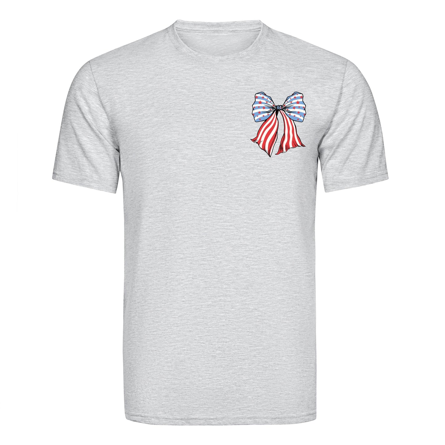 Master Maker Crafts -  DTF Heat Transfer Only - Americana Bow 4" (Shirt NOT Included)