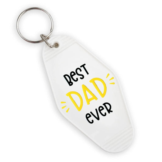 Master Maker Crafts -  UV DTF Decal - Best Dad Ever 4 Set 2" (Keychain NOT Inclued)