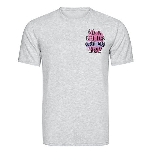 Master Maker Crafts -  DTF Heat Transfer Only - Better With My Girls 4" (Shirt NOT Included)