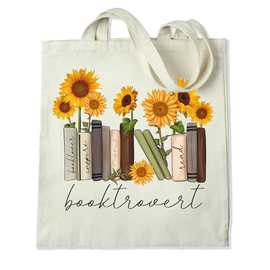 Master Maker Crafts -  DTF Heat Transfer Only - Book Trovert 10" (Shirt/Tote NOT Included)