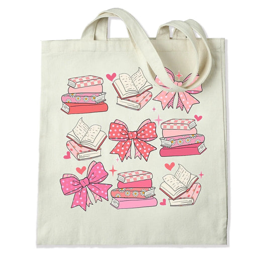 Master Maker Crafts -  DTF Heat Transfer Only - Bows & Books 10" (Shirt/Tote NOT Included)