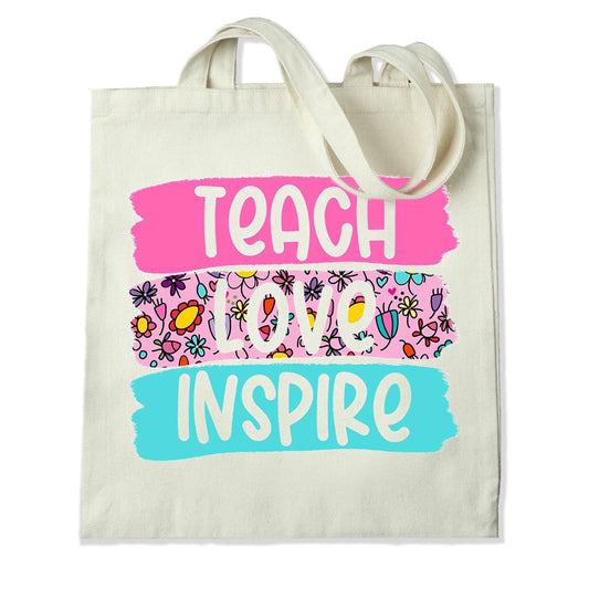Master Maker Crafts -  DTF Heat Transfer Only - Teach Love Inspire 10" (Shirt/Tote NOT Included)