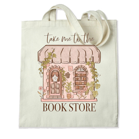 Master Maker Crafts -  DTF Heat Transfer Only - To The Book Store 10" (Shirt/Tote NOT Included)