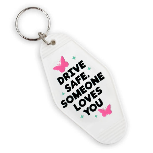 Master Maker Crafts -  UV DTF Decal - Drive Safe, Love You 4 Set 2" (Keychain NOT Inclued)