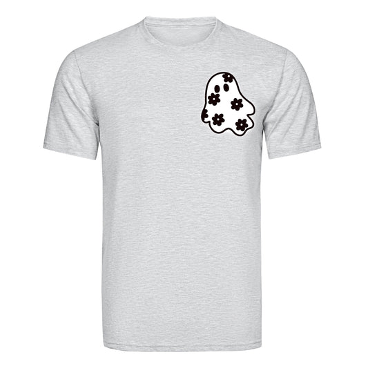 Master Maker Crafts -  DTF Heat Transfer Only - Ghost & Daisies 4" (Shirt NOT Included)