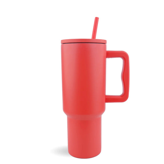 Master Maker Crafts -  40 oz Handled Tumbler Modern II Matte - Watermelon