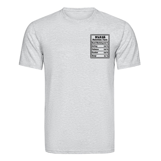 Master Maker Crafts -  DTF Heat Transfer Only - Nurse Nutrition Facts 4" (Shirt NOT Included)