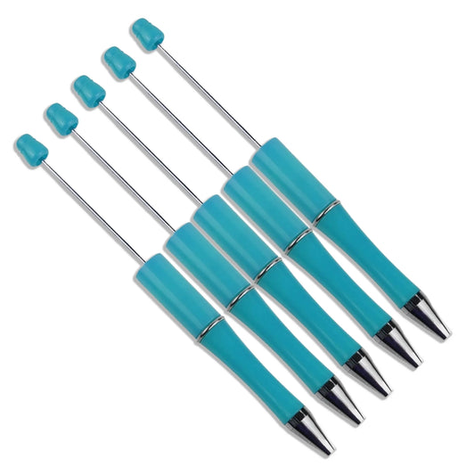 Master Maker Crafts -  Pen Beadable - Light Blue (5 Pens)