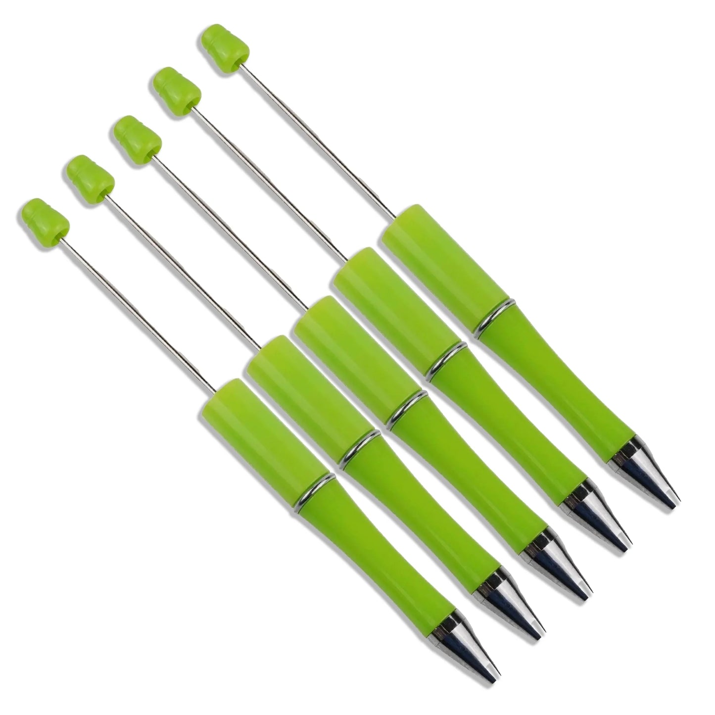 Master Maker Crafts -  Pen Beadable - Lime (5 Pens)
