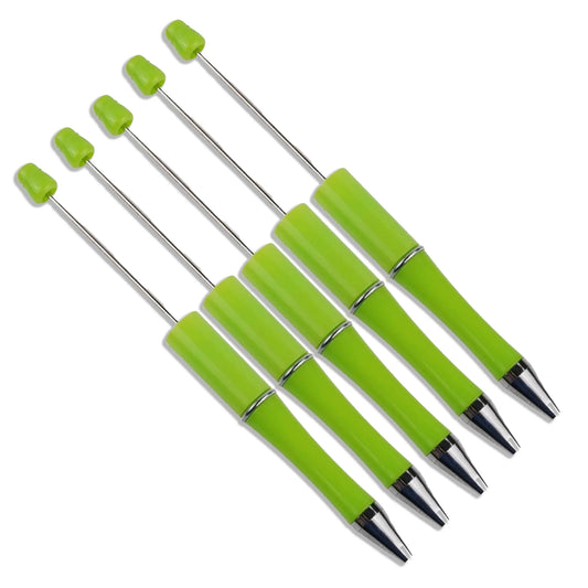 Master Maker Crafts -  Pen Beadable - Lime (5 Pens)