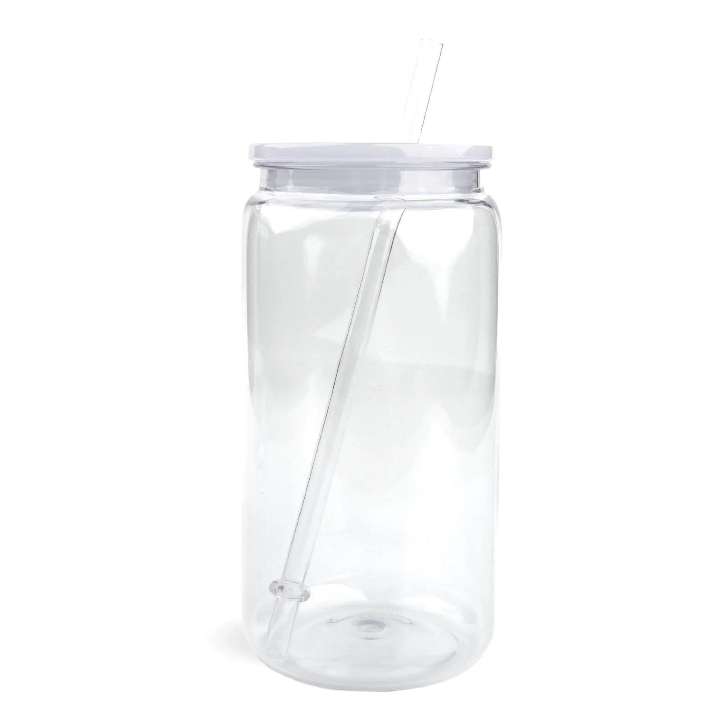 Master Maker Crafts -  16 oz Plastic Can Transparent - Clear