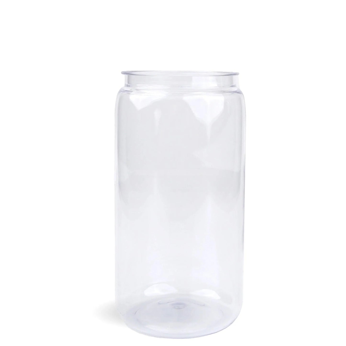 Master Maker Crafts -  16 oz Plastic Pop Can - Clear (No Lid)