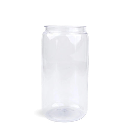 Master Maker Crafts -  16 oz Plastic Pop Can - Clear (No Lid)