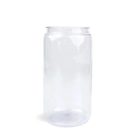 Master Maker Crafts -  16 oz Plastic Pop Can - Clear (No Lid)