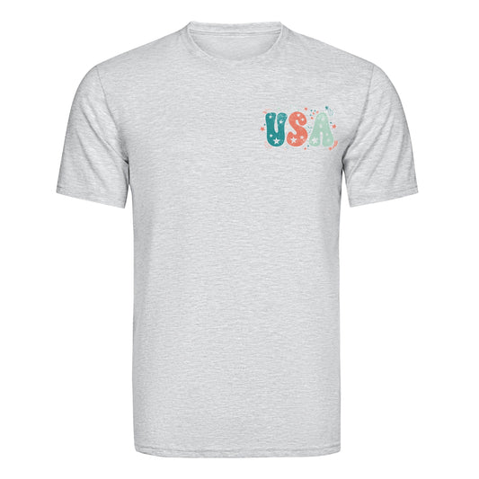 Master Maker Crafts -  DTF Heat Transfer Only - USA Pastel 4" (Shirt NOT Included)