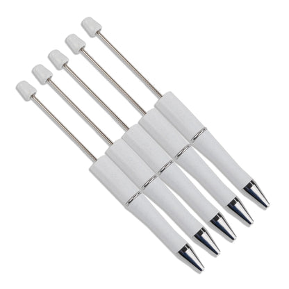 Master Maker Crafts -  Pen Beadable - White (5 Pens)