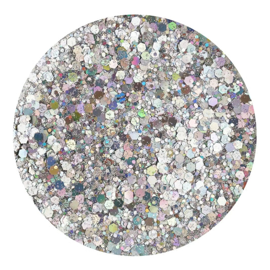 Master Maker Crafts -  Chunky Glitter Holographic - Arctic Snow (2 oz Bag)