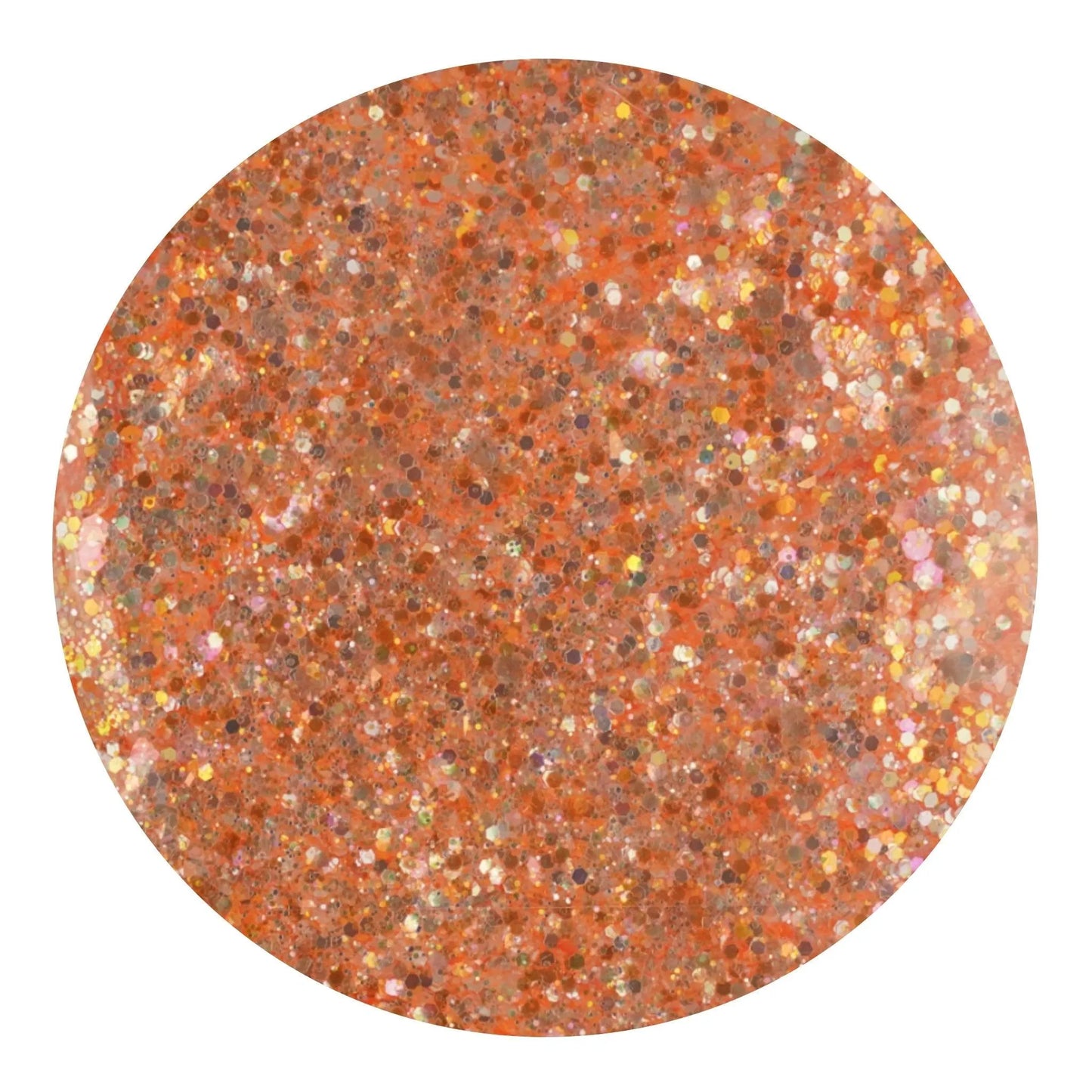 Master Maker Crafts -  Chunky Glitter Rainbow Iridescent - Mango Tango (2 oz Bag)