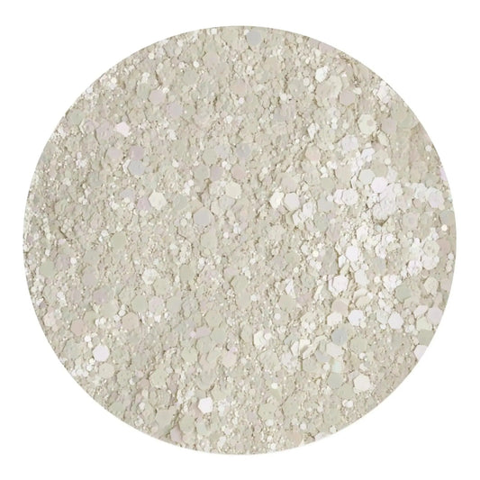 Master Maker Crafts -  Chunky Glitter Sweet Pastel - Powdered Snow (2 oz Bag)
