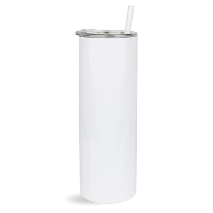 Master Maker Crafts -  20 oz Tall Skinny Sublimation Tumbler - Glossy White