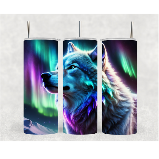 20oz Aurora Wolf