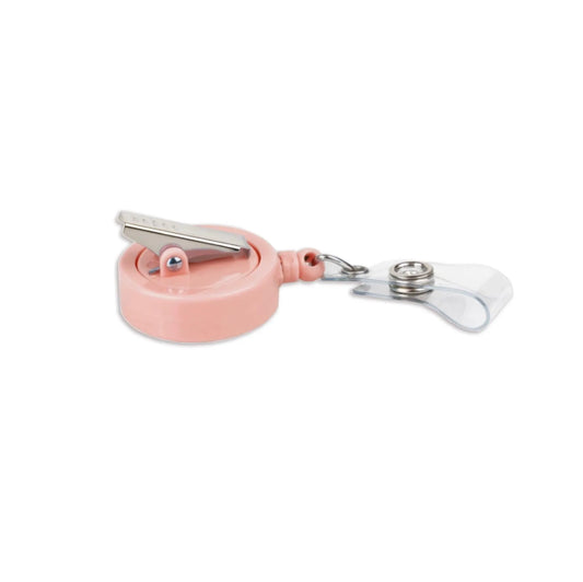 Master Maker Crafts -  Badge Reel - Peach (1.3" x 3.2")