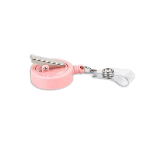 Master Maker Crafts -  Badge Reel - Pink (1.3" x 3.2")