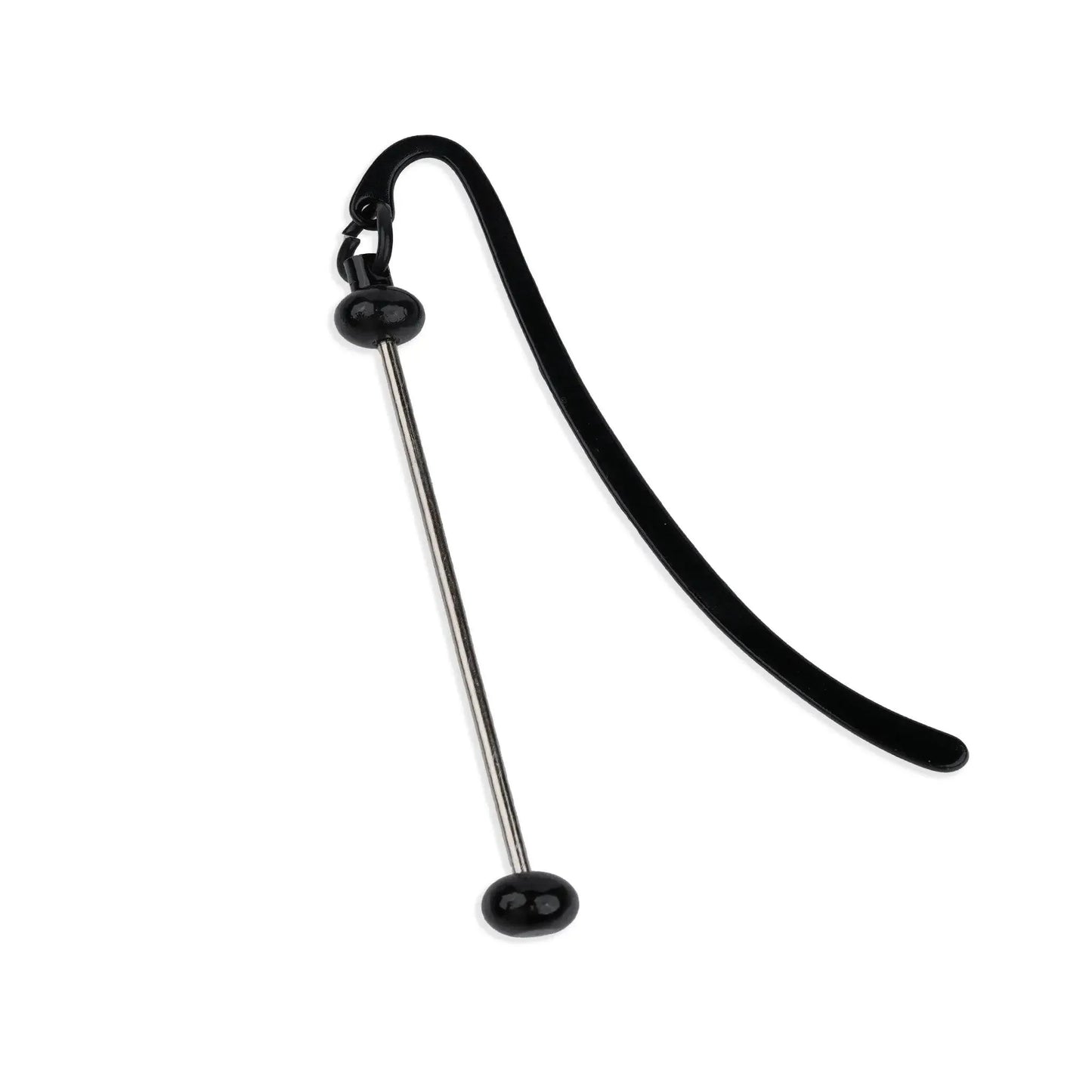 Master Maker Crafts -  Barbell Bead Holder Bookmark - Black