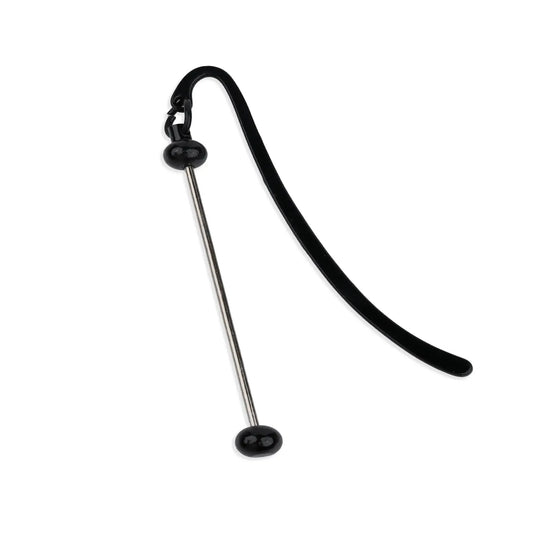 Master Maker Crafts -  Barbell Bead Holder Bookmark - Black