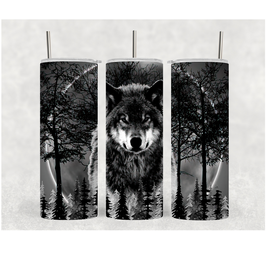 20oz Black Wolf