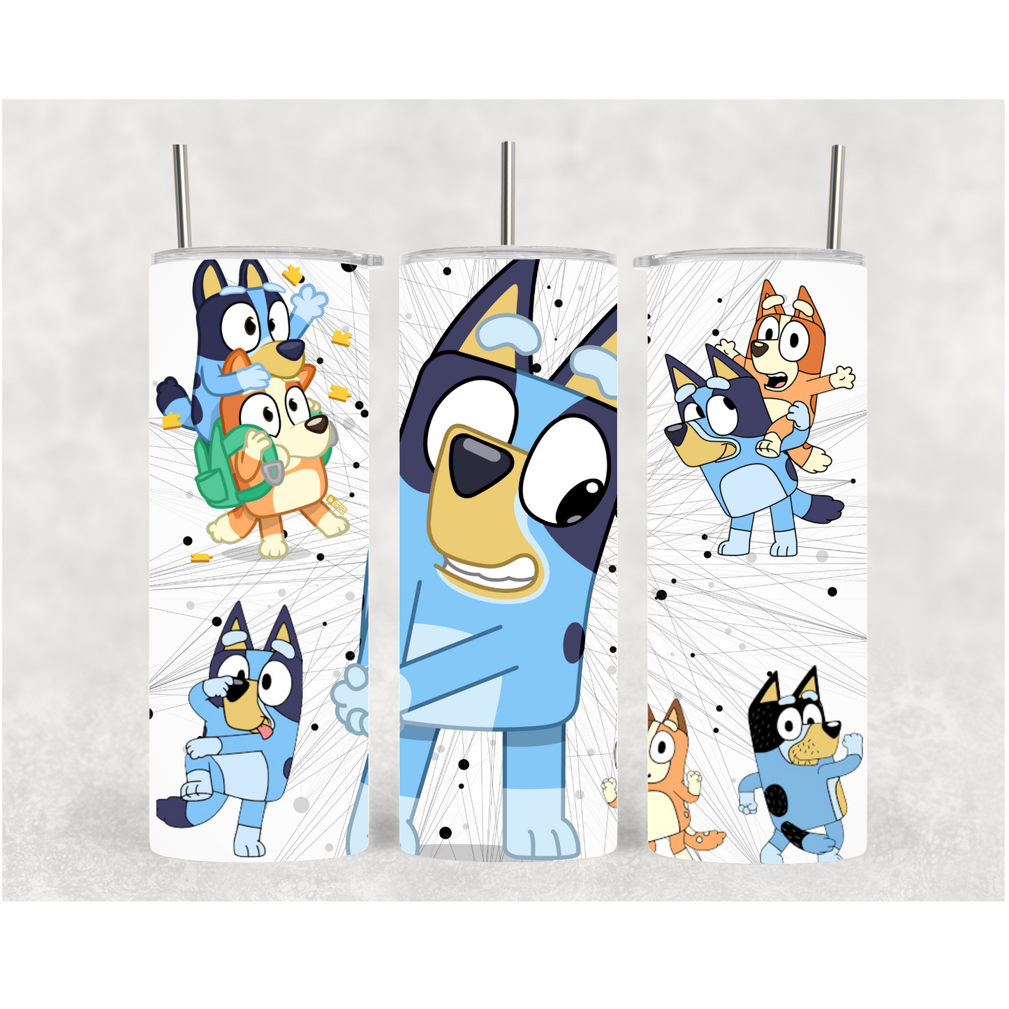 20oz Blue Dog School