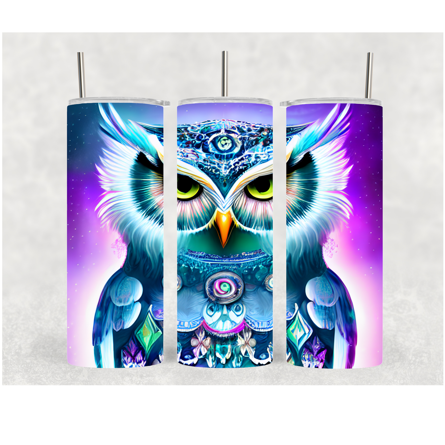 20oz Blue Owl