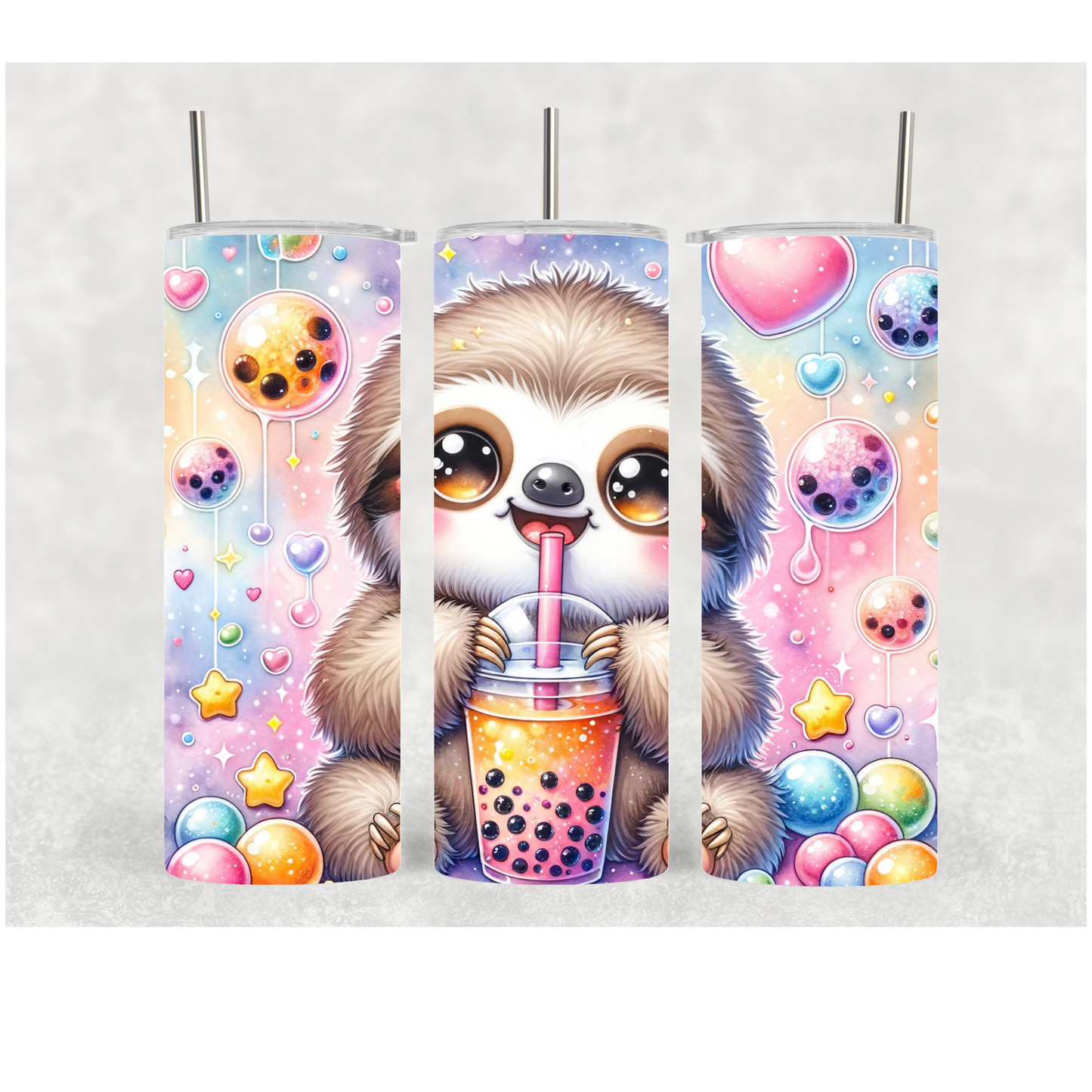 20oz Boba Sloth